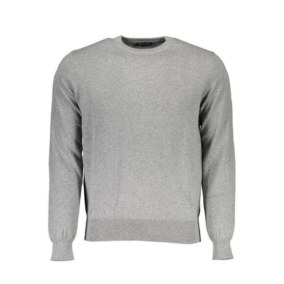 North Sails Grigio Cotton Men Men's Sweater